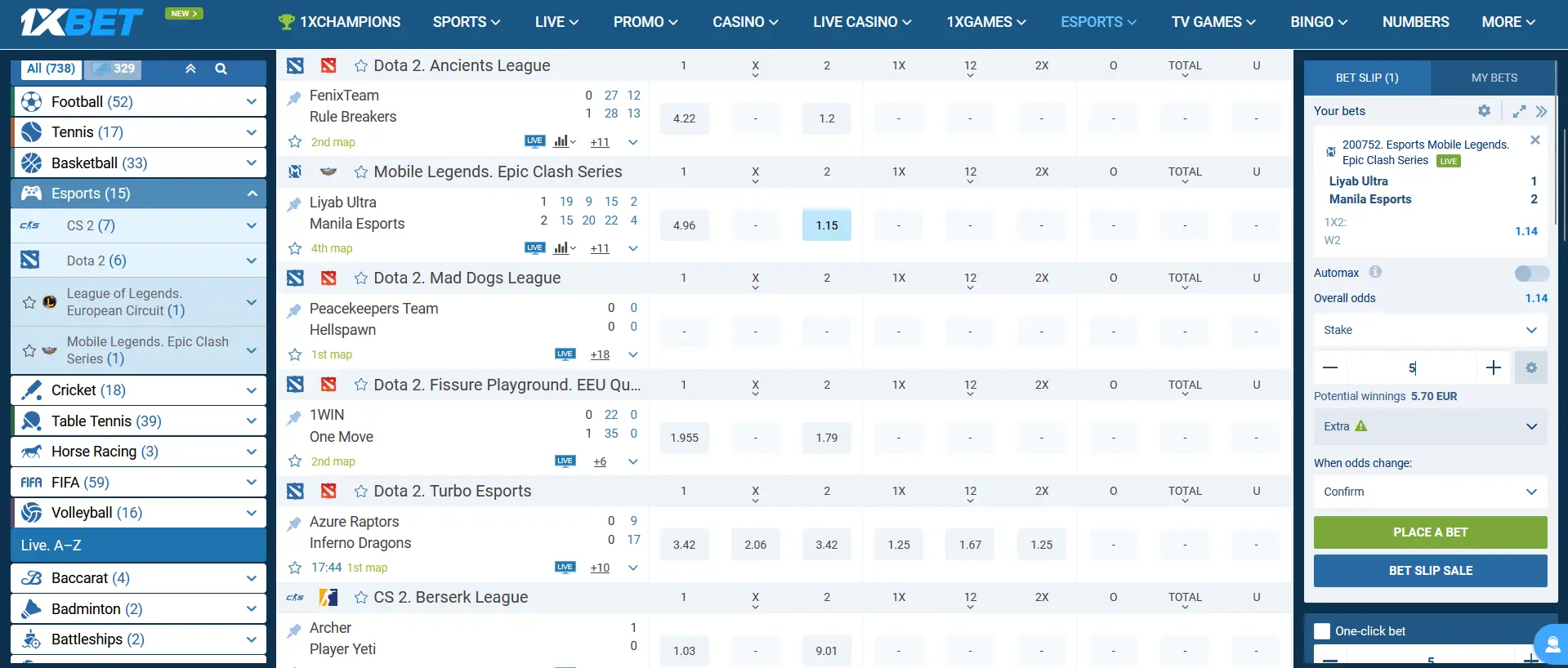 How to bet on Cybersports