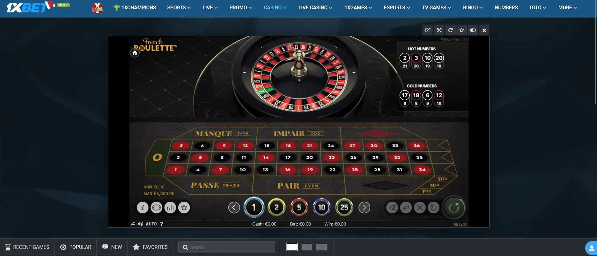 How to play roulette on 1xBet wisely
