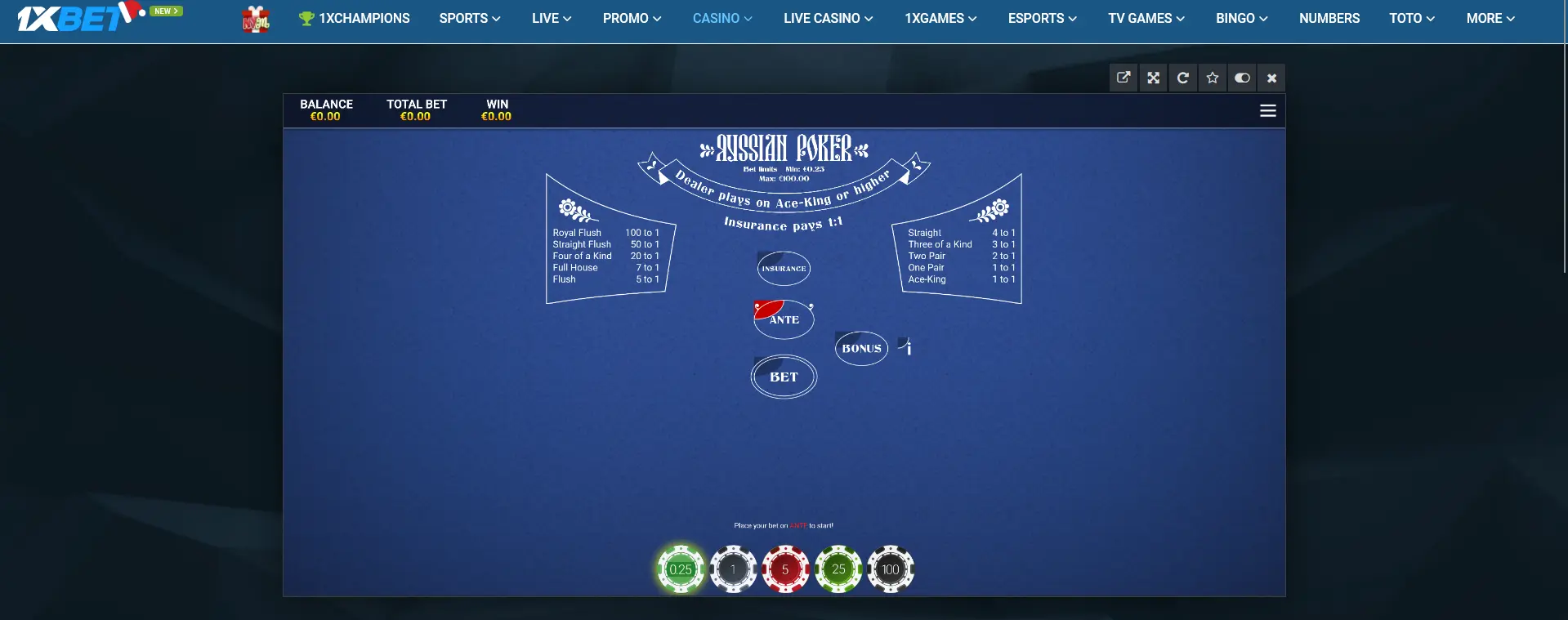 Russian Poker