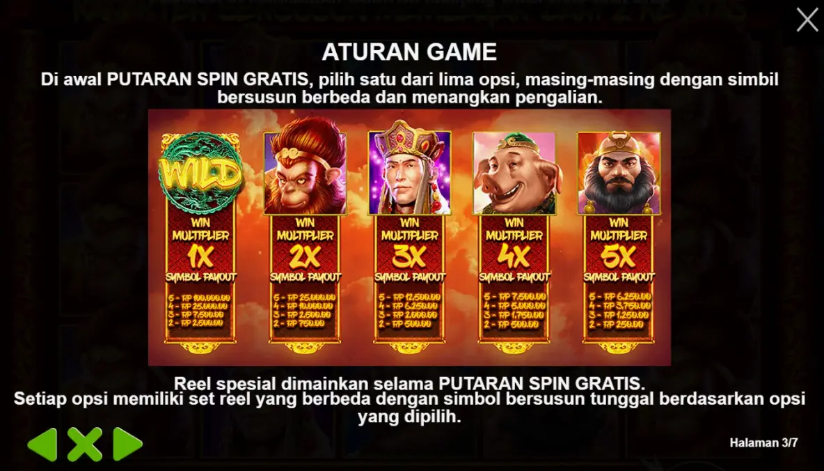 Демо режим Journey to the West