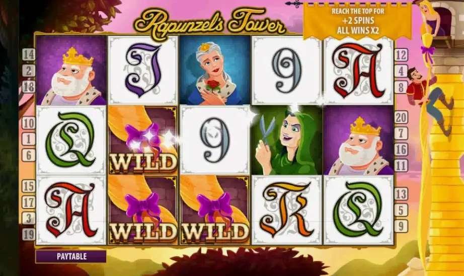 Gameplay Process of Rapunzel's Tower