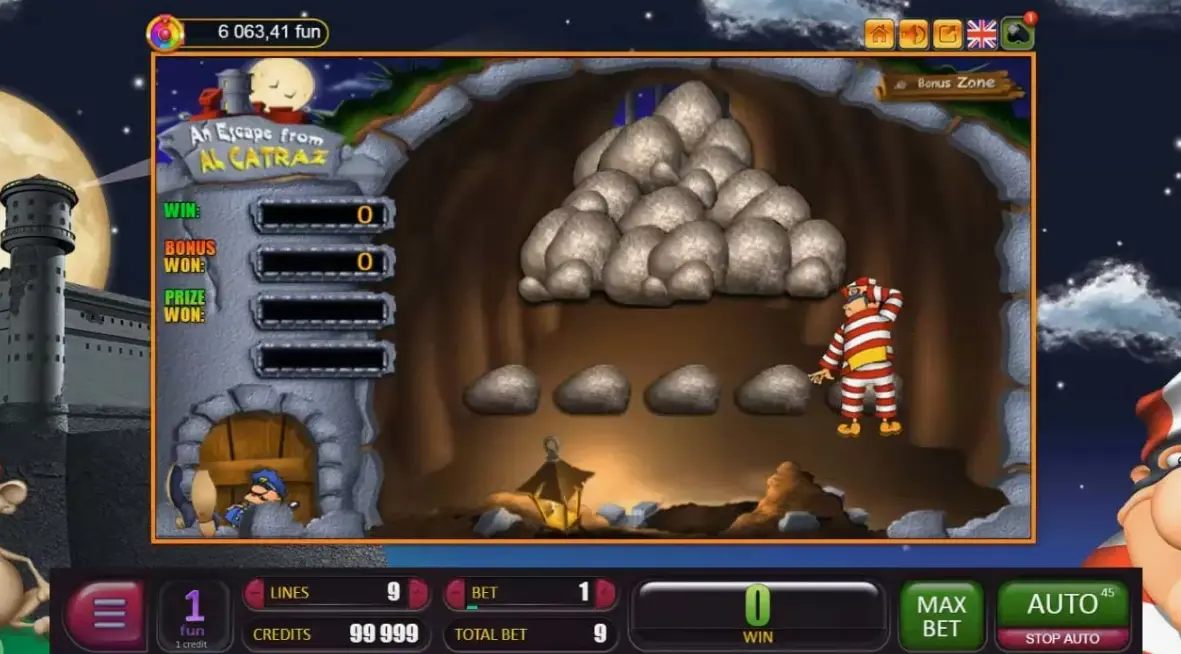 An Escape From Alcatraz Demo Mode