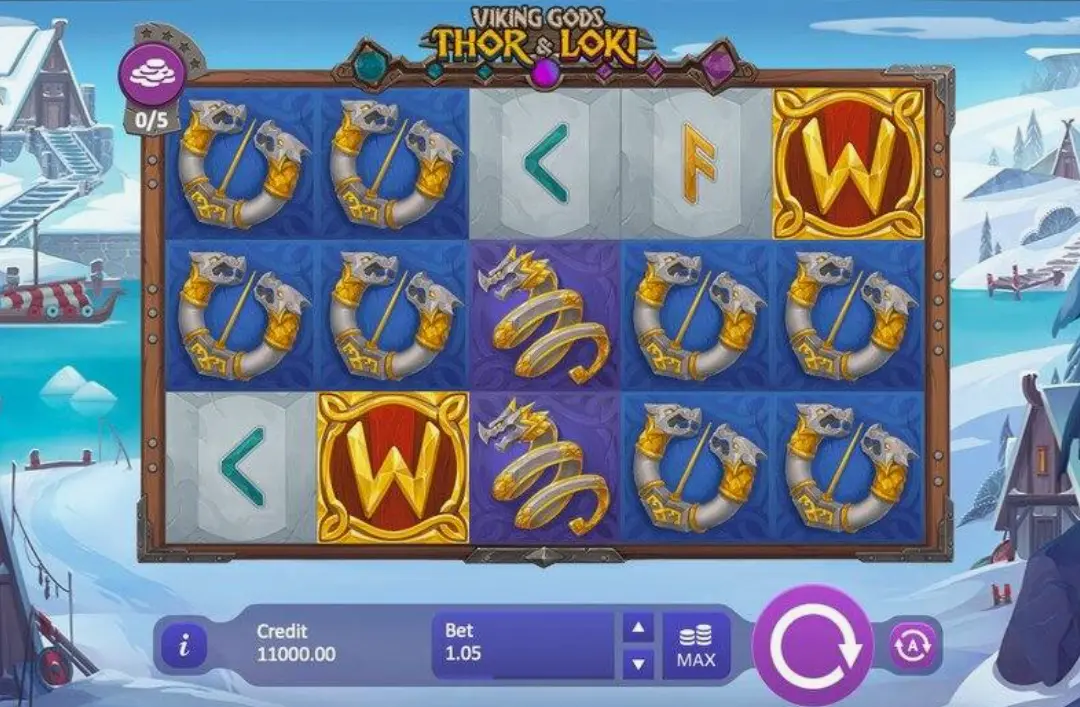 Viking Gods Thor and Loki Demo Mode