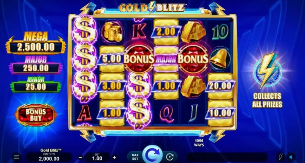 Gold Blitz Game Appearance