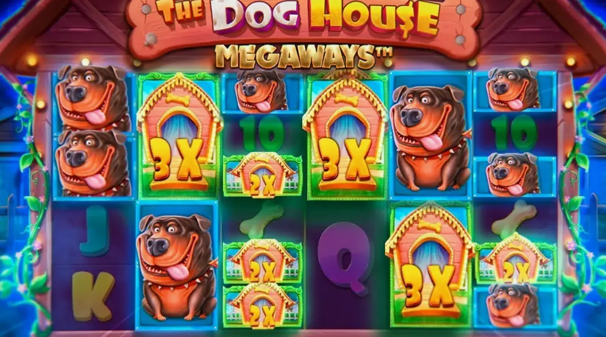 Visual Presentation of The Dog House Megaways