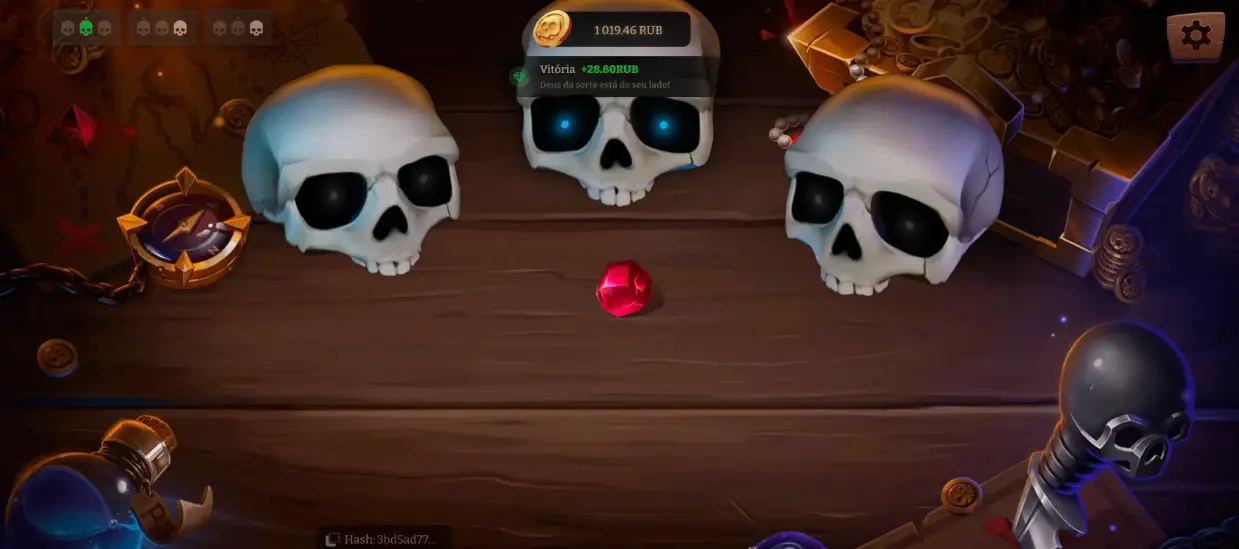 Design and interface Brawl Pirates