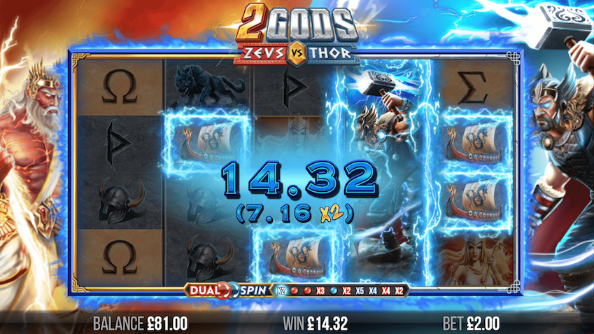 2 Gods Zeus Vs Thor DualSpin Feature