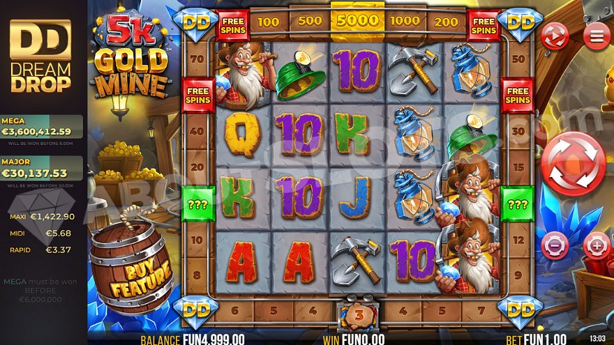 Base game image in a mine setting