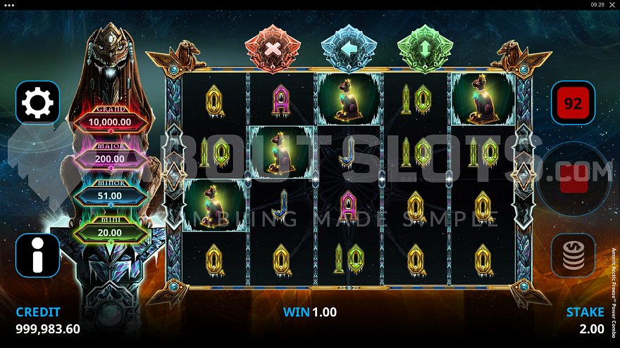 Egyptian themed slot in a Nordic setting.