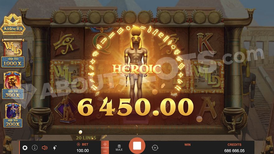 Wild Symbol in Ark of Ra Slot