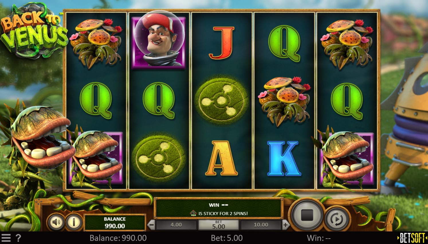 Back to Venus Slot Gameplay