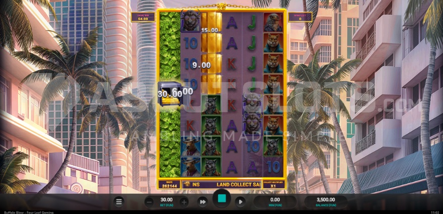 Buffalo Blow Cash Collect Feature Screenshot