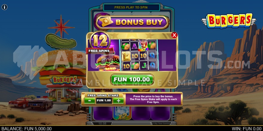 Screenshot of the Feature Buy option