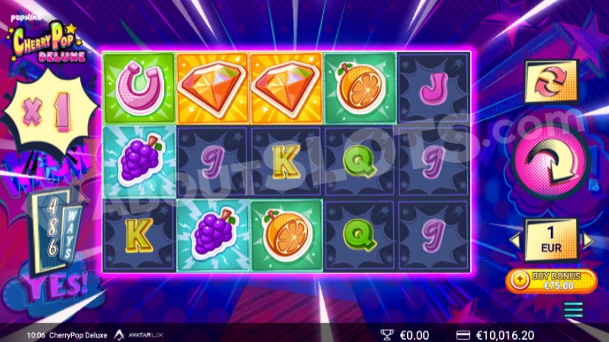 CherryPop Deluxe Slot Gameplay