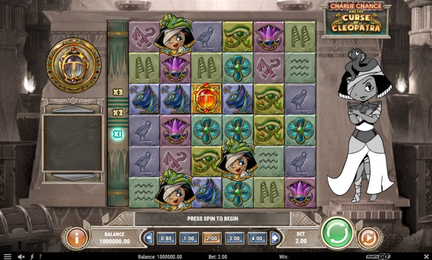 Charlie Chance and the Curse of Cleopatra Slot Game
