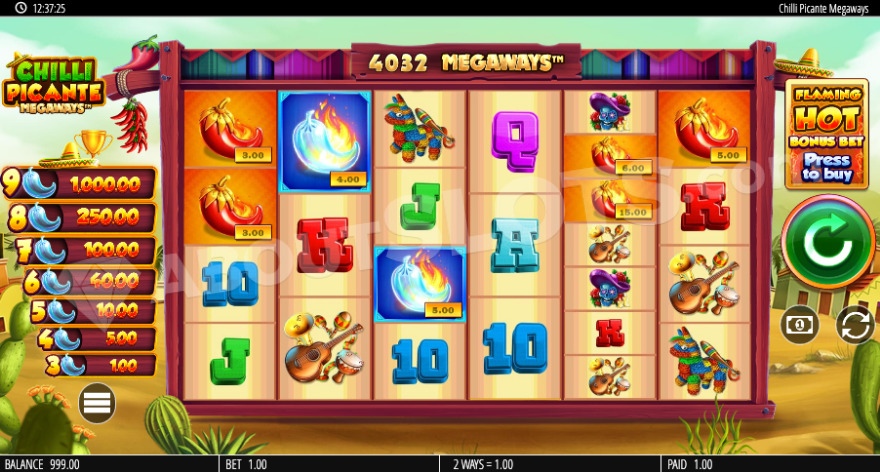 Chilli Picante Megaways Slot Game