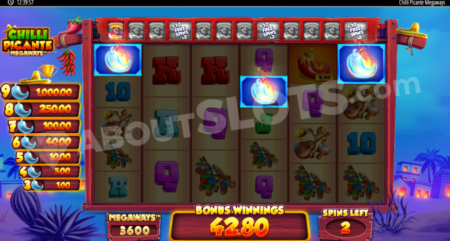 Chilli Picante Megaways Wild Symbol