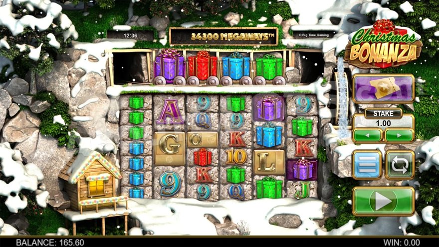 Christmas Bonanza Slot Game Interface