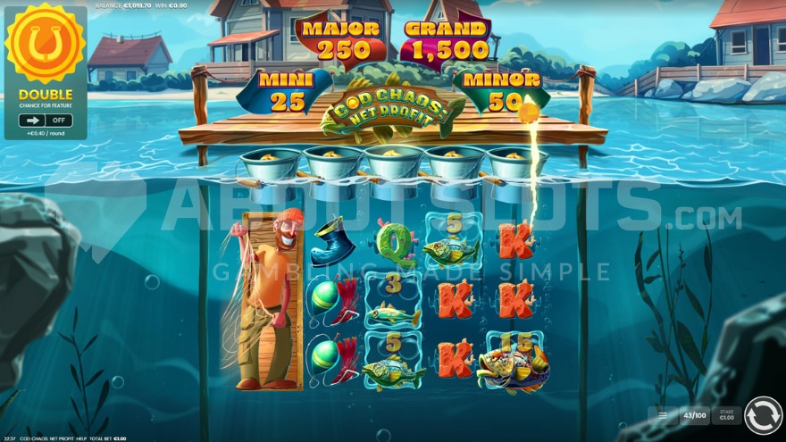 Wild Fisherman on the first reel