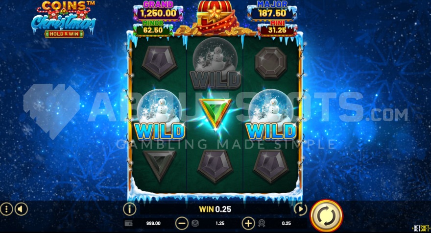 Wild Symbols on Reels 1 and 3