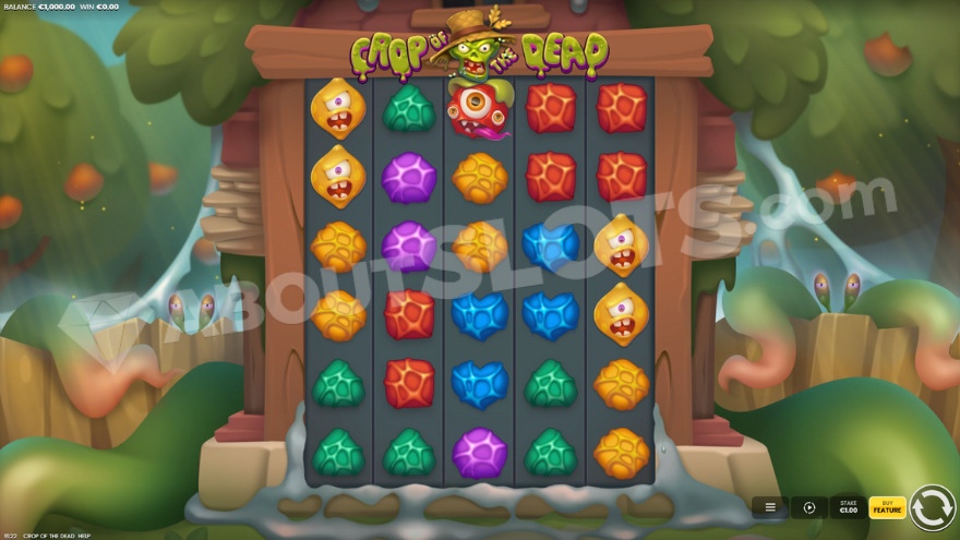 Base game with bonus buy option at the bottom right.