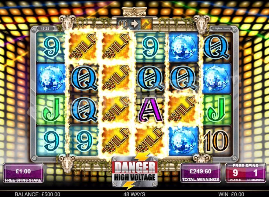 Wild Fire Symbol in Danger High Voltage Slot