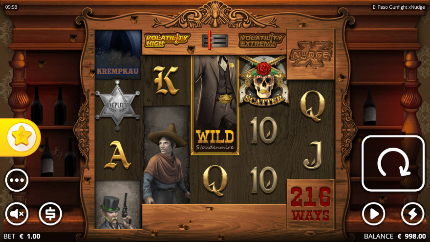 El Paso Gunfight xNudge Slot Game