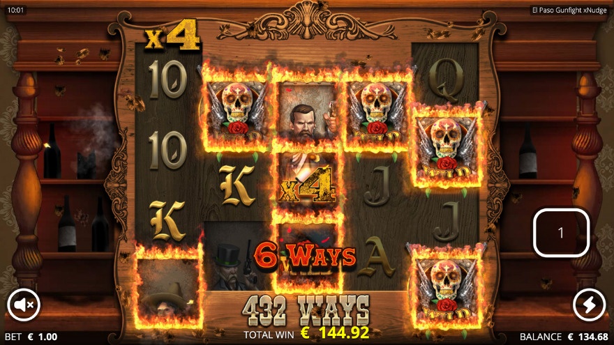 El Paso Gunfight xNudge Bonus Spins
