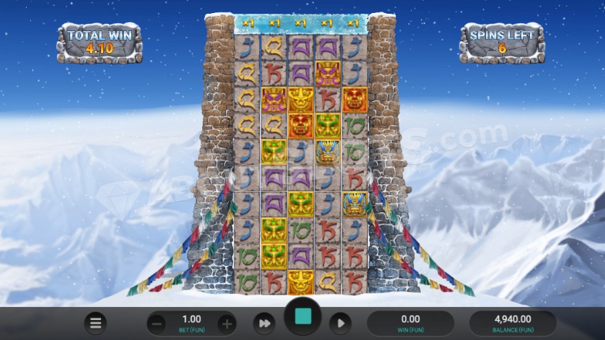 Bonus game with free spins and 100,000 ways to win.