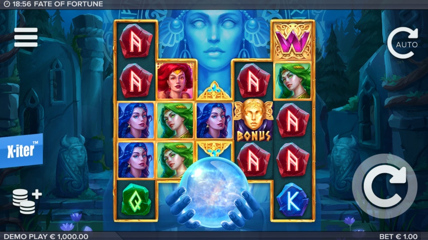 Fate of Fortune Slot Game Interface