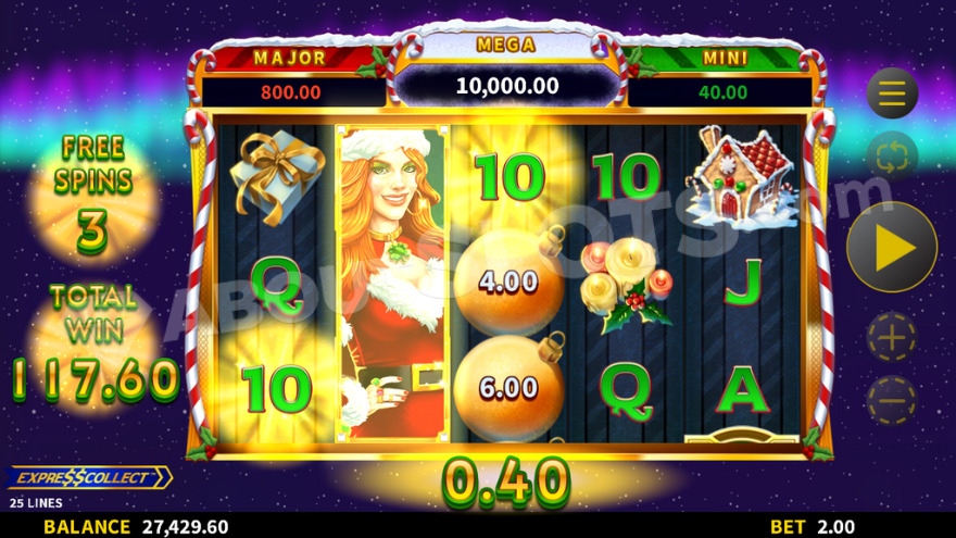 Free Spins Bonus in Fiona's Christmas Fortune Slot