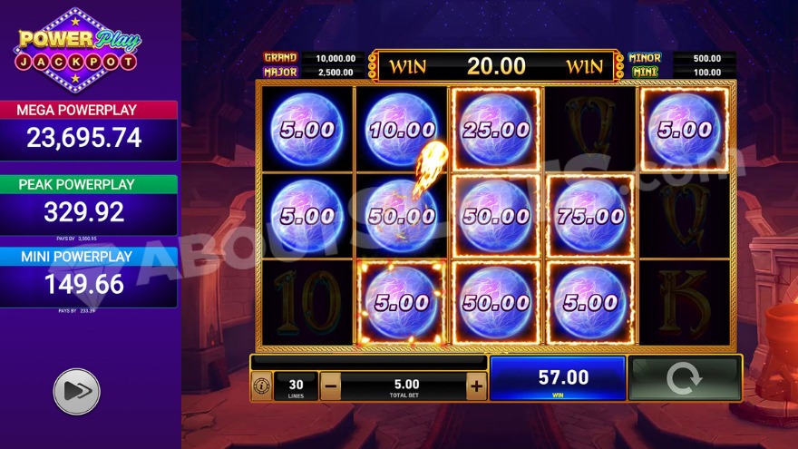 Fire Blaze Blue Wizard Powerplay Jackpot Powerplay Jackpot