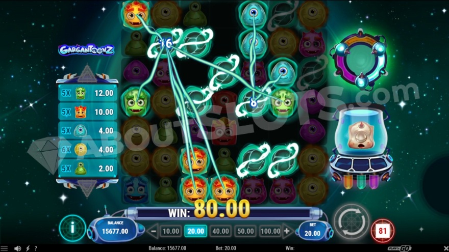 Gamma Ray Burst Feature Screenshot