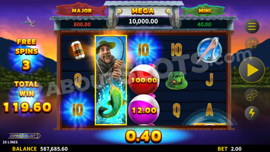 Free Spins Feature in Fishing Float of Cash