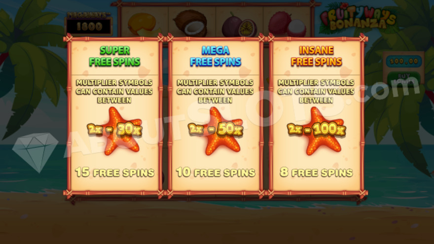 Fruityways Bonanza Megaways Mystery Wild Feature