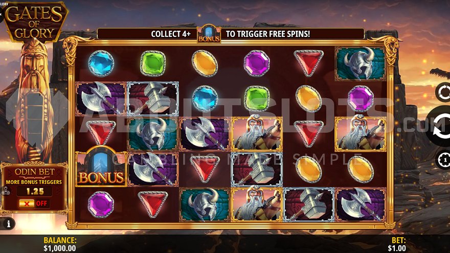 Gates of Glory slot base game