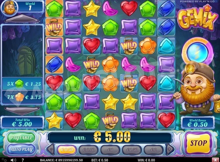 Gemix slot features