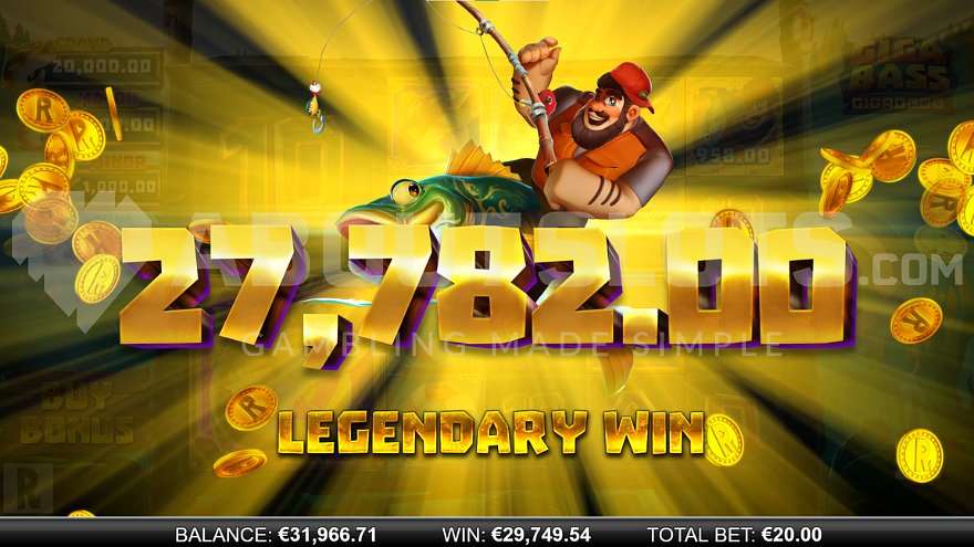 Legendary win of 1487 times the bet.