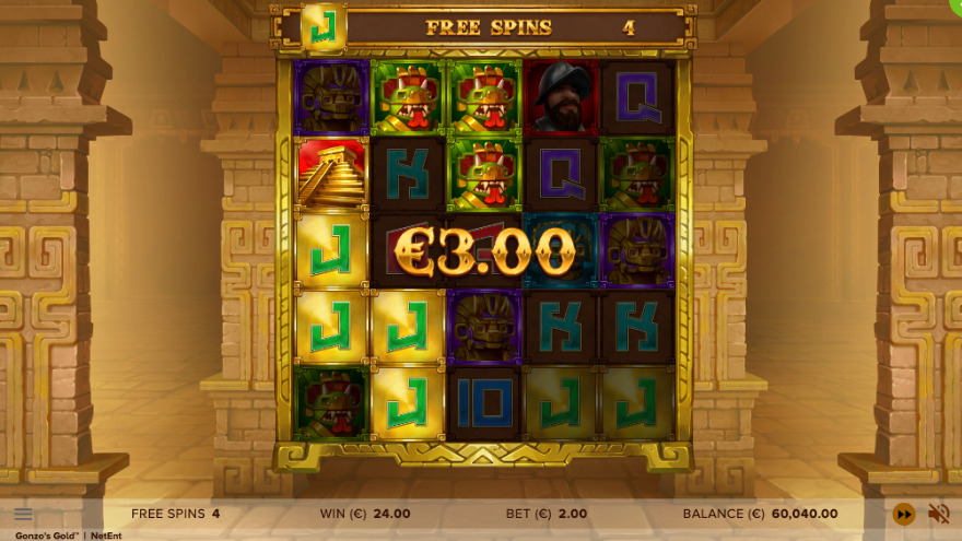 Free Spins Bonus Gonzo's Gold