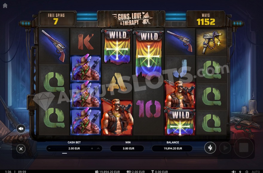 Bonus game featuring Wild symbols.