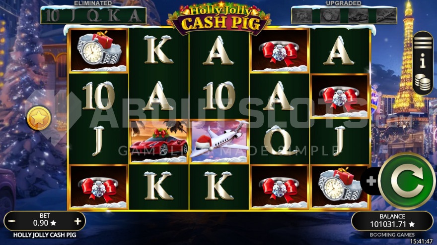 Holly Jolly Cash Pig Base Game