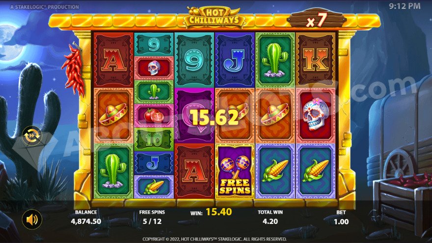 Scatter Symbol in Hot Chilliways Slot