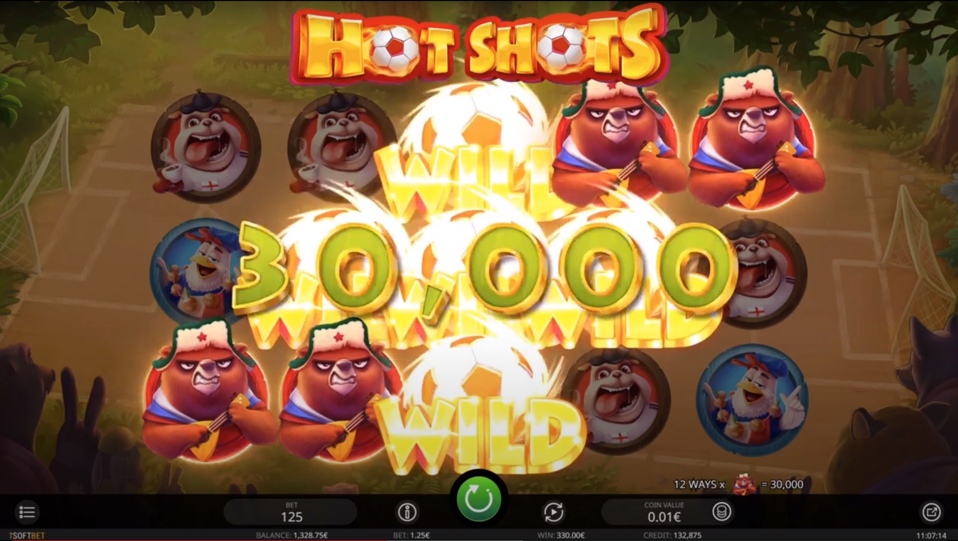 Gameplay of Hot Shots 2 slot