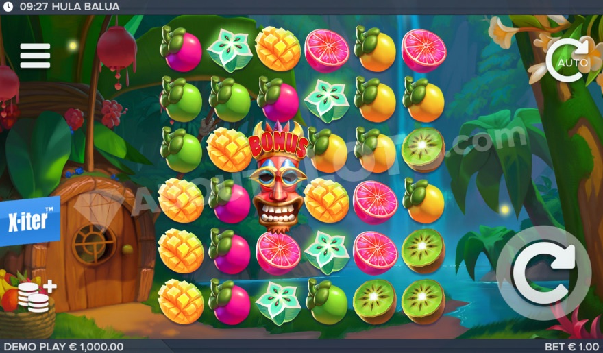 Base game showing lush nature in the background.