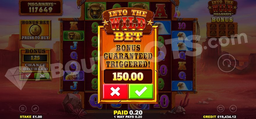 Into The Wild Megaways Bonus Buy