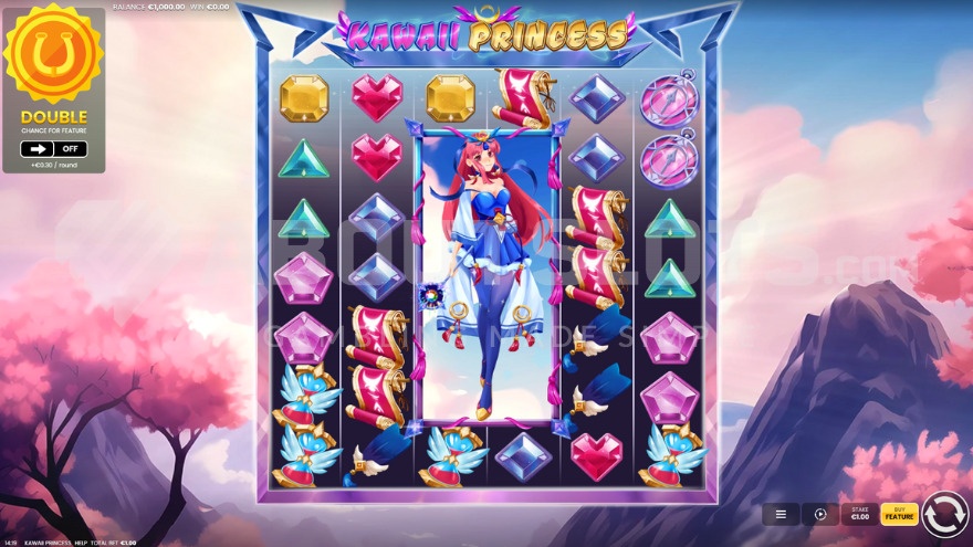Base Game in Kawaii Princess Slot