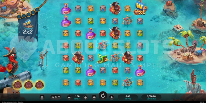 Kraken's Cove Base Game Screenshot