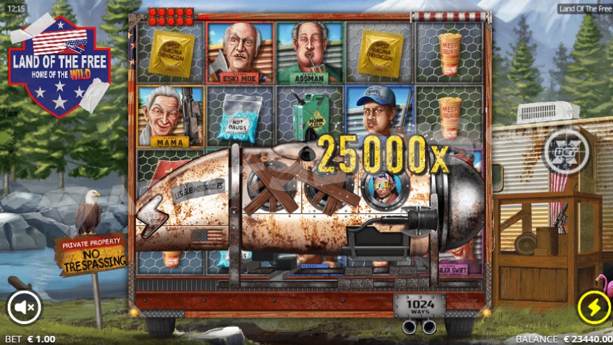 Titan Spin Screenshot with 25000x Win