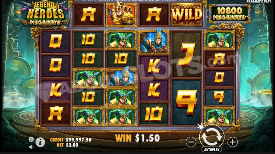 Legend of Heroes Megaways Slot Game