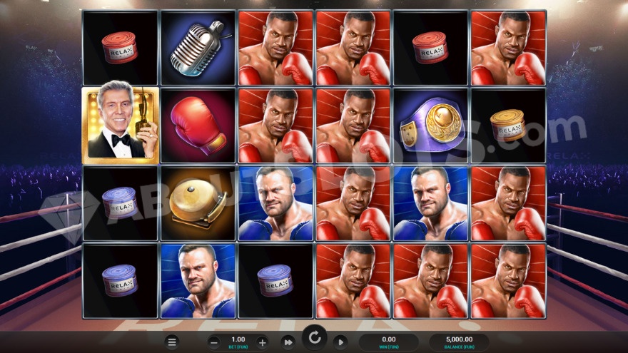 Основная игра с боксерским рингом на заднем плане.